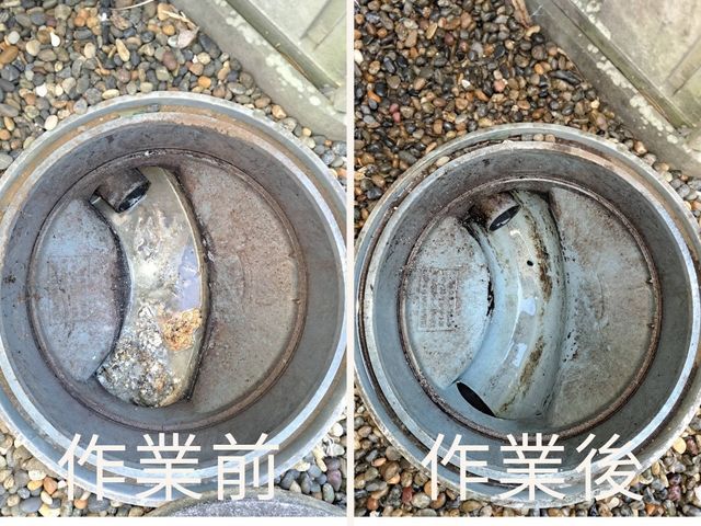 ★☆オープンキャンペーン価格☆★エンジン式高圧洗浄機で排水菅の汚れを除去します！