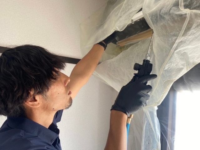 【エアコンクリーニング専門店】店長がご訪問！損害保険加入済み◎複数台割あり！