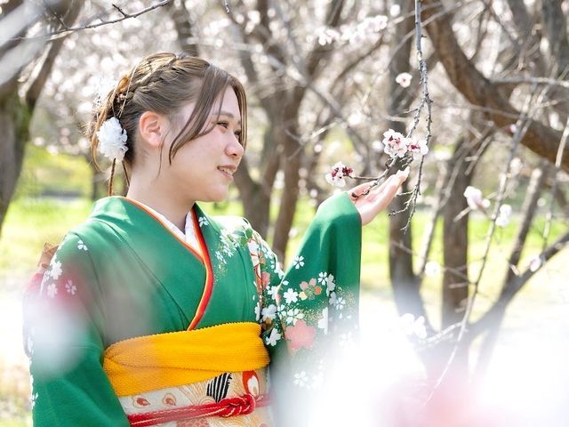 JBP協会 認定ブロンズ会員/桜と緑の中で素敵な笑顔を残します♪