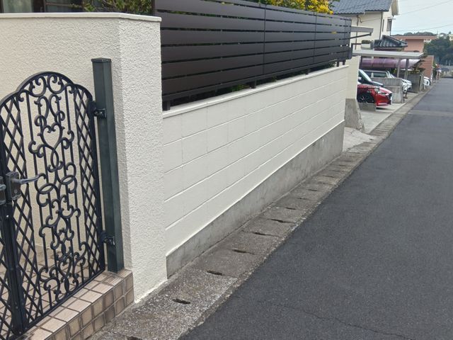 ブロック塀等の塗り替え