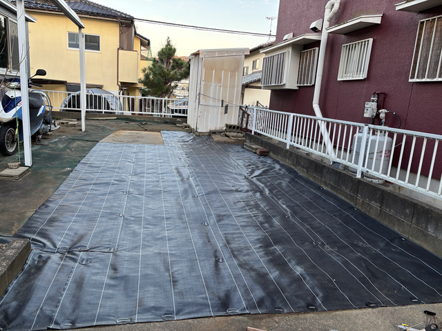 防草シート施工～お庭の草対策まるっとお任せ～