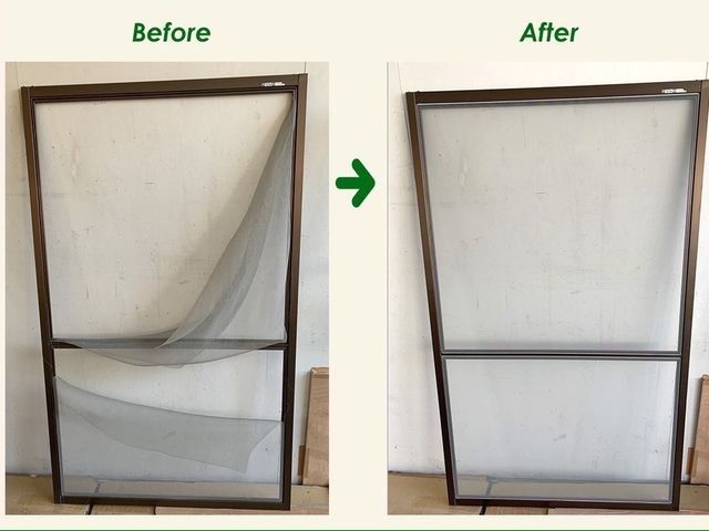 網戸の張替え！豊富な紙の種類の中からご提案！