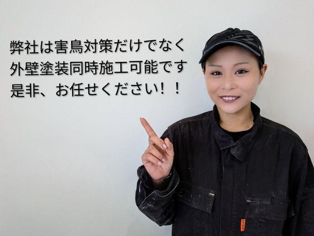 女性スタッフによる即日対応！塗装まで一貫してお任せ頂けます。