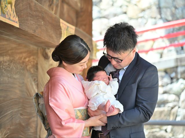 ◆JBP協会認定ブロンズ会員◆きちんとした写真　お宮参り　産着の着付けサポート