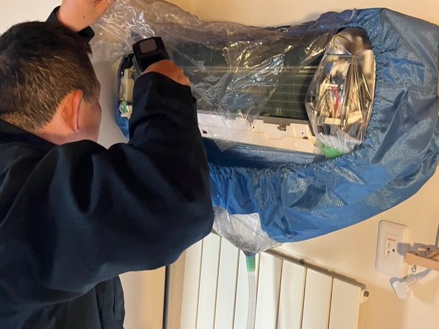 家庭用壁かけエアコンクリーニング