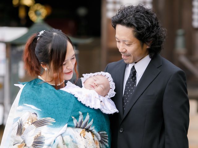 【お宮参り 40分】参拝シーンとご家族写真に絞ったシンプルなお宮参りプラン