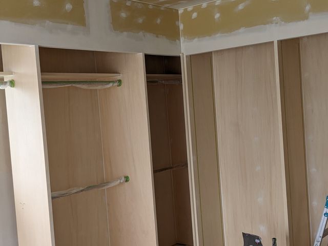 新設家具　建具　古くなった家具　建具　カウンター