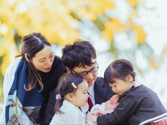 （福岡県）今っぽく柔らかい自然体なお宮参り写真を撮影します◎