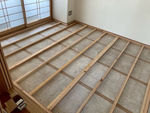 和室を洋室にリノベーション（予算に応じて臨機応変に対応）