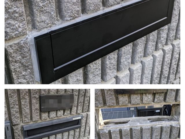 埋め込みポストの交換★外注なし！外壁研磨調整★しっかりコーキングいたします！