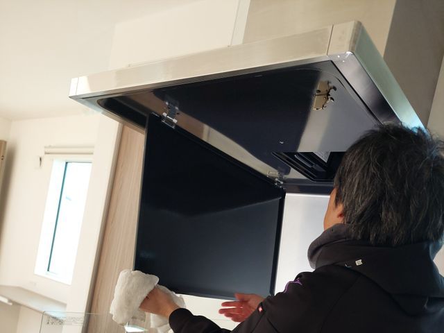レンジフードのお掃除(^^)