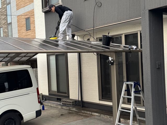 カーポート洗浄