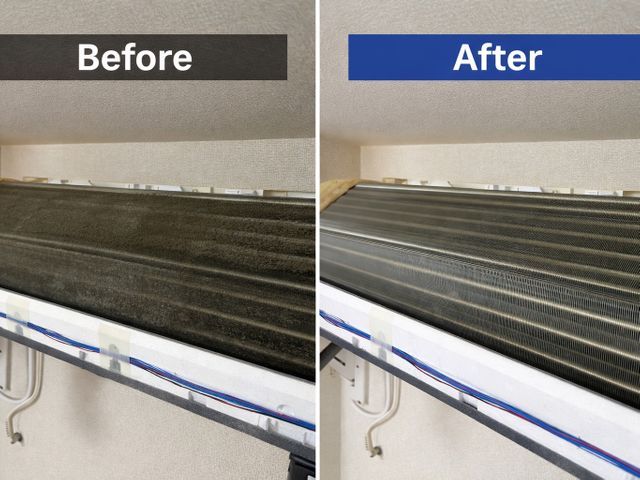 壁掛けエアコンの分解クリーニング【防カビ仕上げ・安心の損害保険付き】