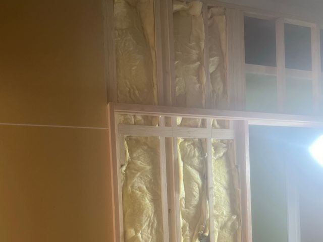 木下地での壁の増設