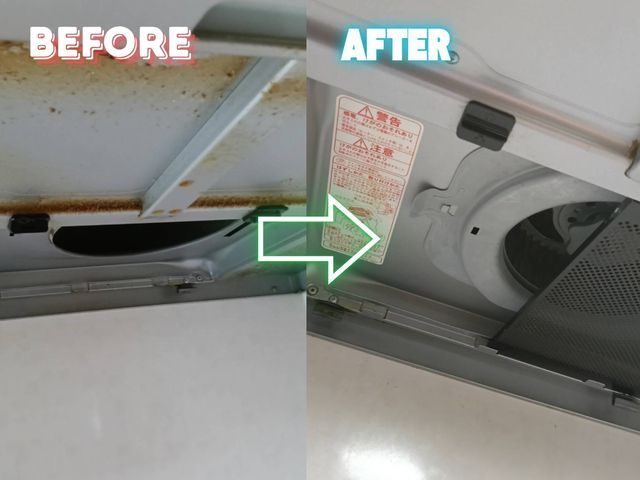 ☆12月大掃除特別キャンペーン♪レンジフードの油汚れすっきりクリーニング