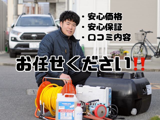 ★関西口コミ星5No1★ペットに安全薬剤★白蟻駆除資格★クレカ可★5年保証付