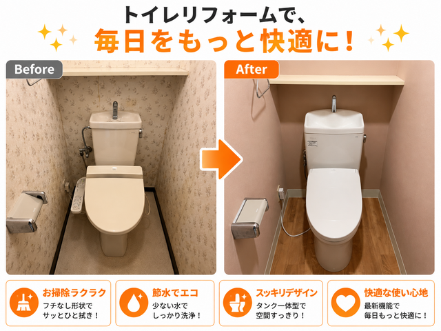 トイレリフォーム専門｜元TOTOメンテナンス｜アワード2024・2025入選！