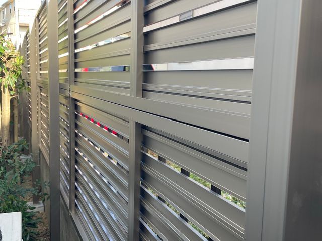 フェンスの取り付け