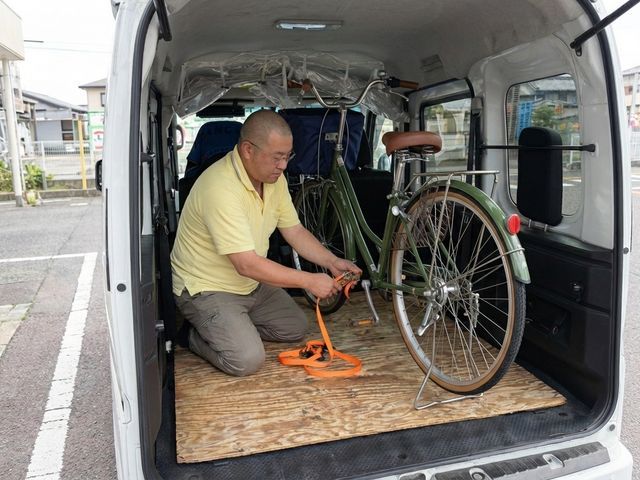 繁忙期も料金据え置き｜専用固定で安心の自転車輸送