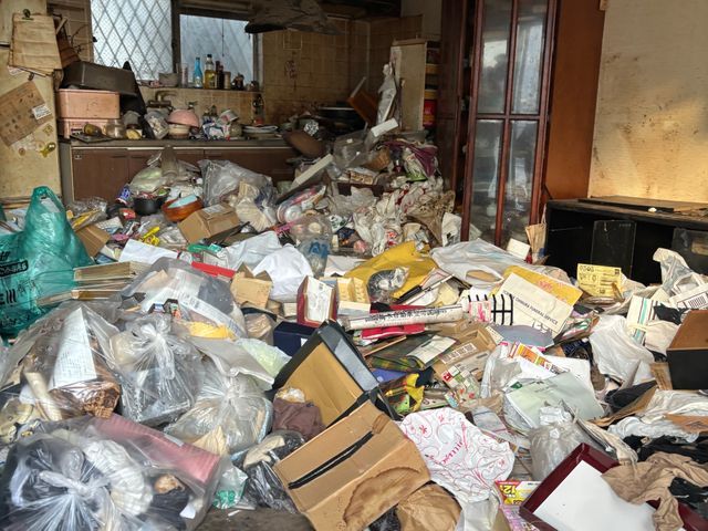 「どんな状態でも大丈夫。私たちが丁寧に片付けます。」サービスの画像