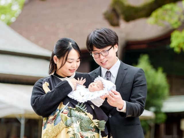 《雨でも撮影可能！》はじめての家族写真、お宮参りの特別な一日を残そう。