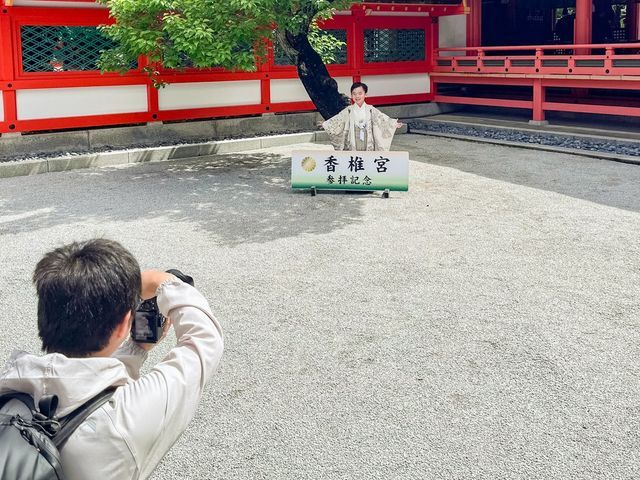 《雨でも撮影可能！》はじめての家族写真、お宮参りの特別な一日を残そう。
