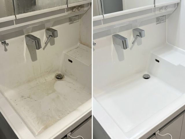 お値段以上の感動サービス◆クレアフルの洗面所まるごと清掃