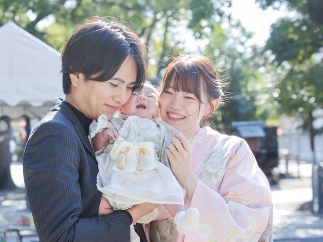 産着、和傘等、無料貸出あります。平日名古屋市内は、千円割引致します。