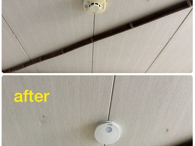 住宅用火災報知器の設置・交換はお任せください。