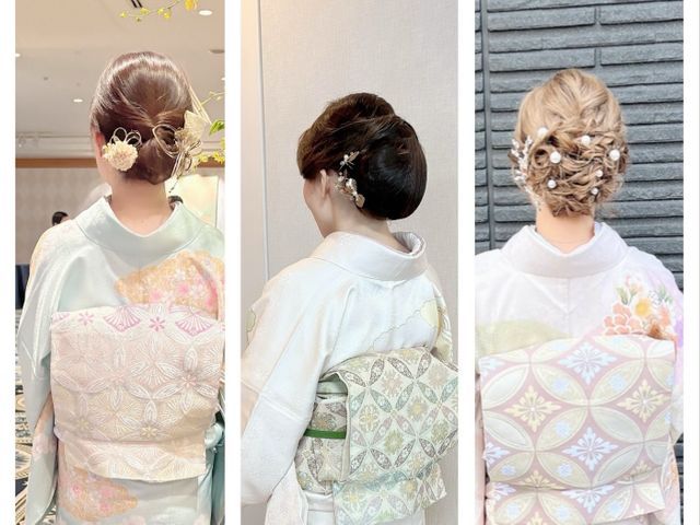 ヘアセット込みです♡着付けヘアメイク専門美容師がお伺い致します♡髪飾りレンタル◎