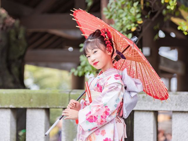 【和傘の貸出無料・納品の全写真レタッチ】素敵な思い出に残る七五三の撮影をします！