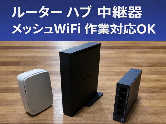 【駐車場代込み】【電気工事士】各種インターネット接続設定