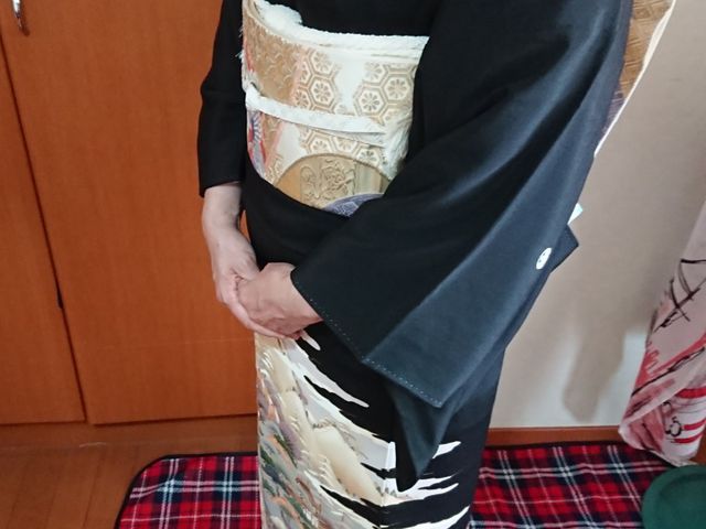 訪問着付け