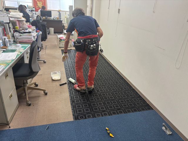 クッションフロア張替え