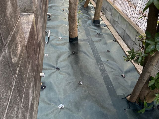 この時期だからこそ、来年の雑草対策として防草シート敷いてみませんか？