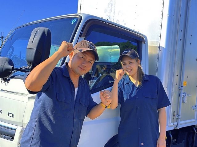 女性スタッフ指定OK！自社スタッフによる安心の2トントラック積み放題