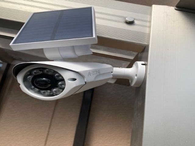 ■センサーライト取り付け　写真の店長が伺います