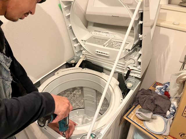 パナソニック縦型限定！分解洗浄でピッカピカにします！！