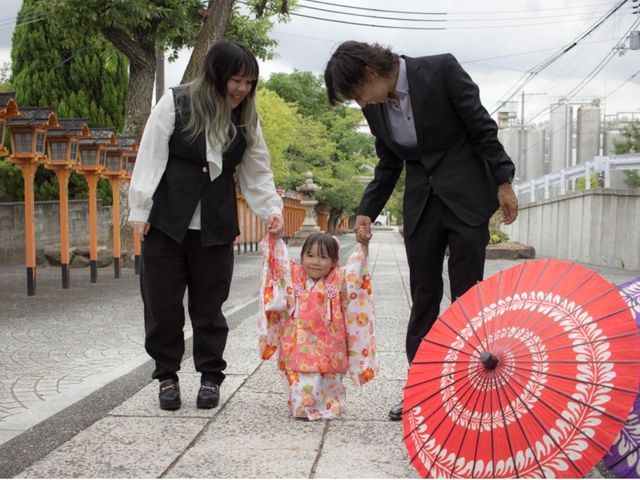 七五三出張撮影(神社まで出張費用無料)｜安心の女性カメラマン（大阪）