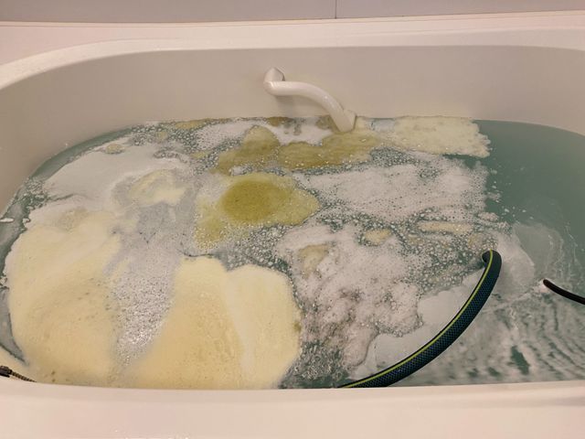 【風呂釜洗浄技術取得店】特許薬剤で浴室追い焚き配管除菌洗浄★他店の洗浄との違いを