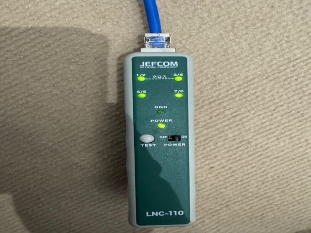 LANカテゴリー6A配線工事【コネクタ・コンセント】