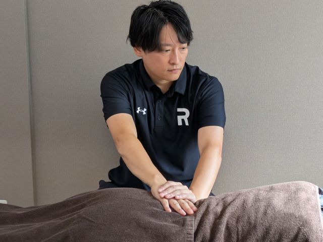 トップアスリートのコンディショニングケアにも対応してきた本格的な施術！