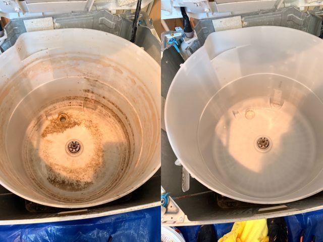 【洗濯機分解クリーニング】カビカビの洗濯槽を取り出して丸洗い‼︎