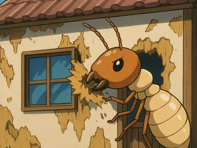 ・シロアリ駆除（既存物件）・シロアリ予防（新築予定物件）ならお任せください。