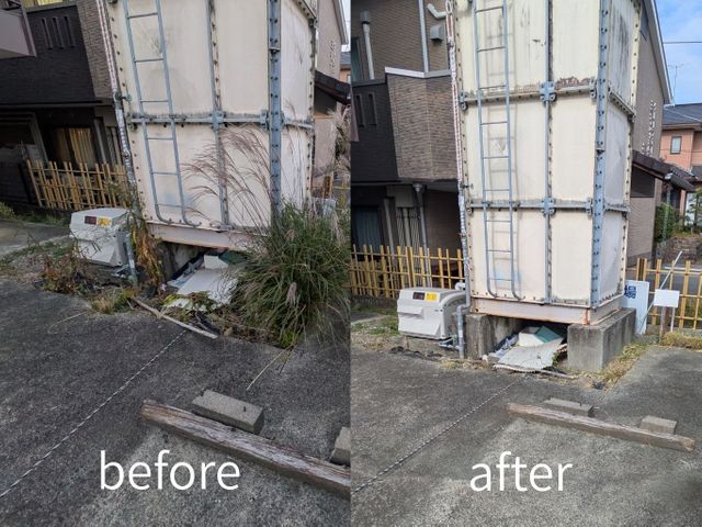 真心を込めて、細かいところまで草刈り致します。