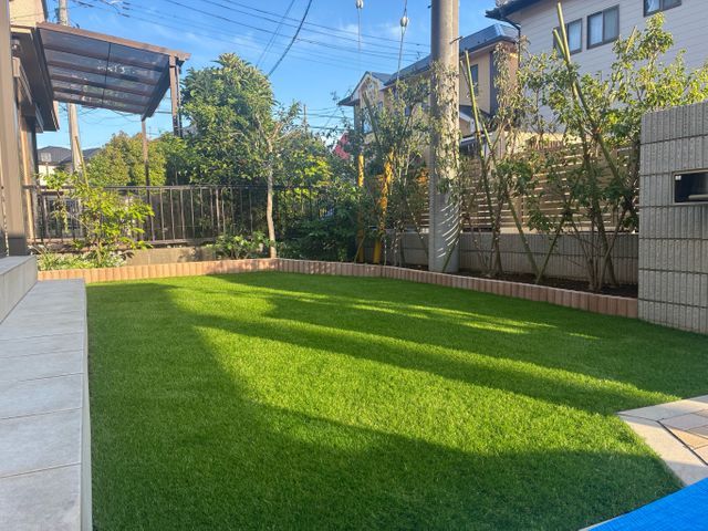 除草不要な綺麗なお庭！当社にお任せください！