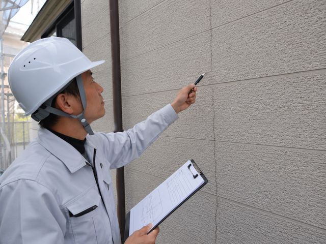 外壁　防水　検査