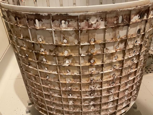 縦型洗濯機分解クリーニング