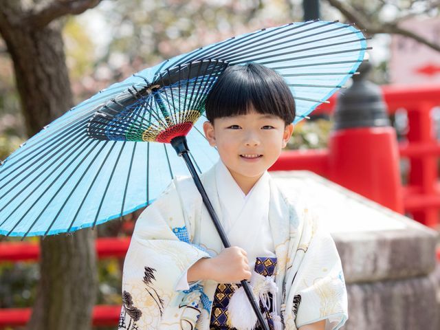 【お子様1人分の着付け、ヘアメイク付】着物レンタル無料。お気軽にご相談ください