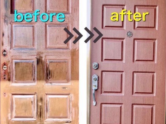 年間250件以上のドアを改善してきた私が、そのドアも新品のような美しさに変えます